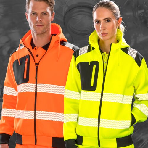 Result Recycled Safety Zip Hoodie Thumbnail