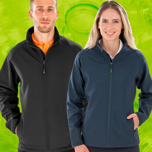 Result Recycled Ladies Printable Soft Shell Jacket Thumbnail