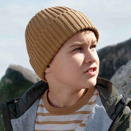 Beechfield Kids Organic Cotton Beanie Thumbnail