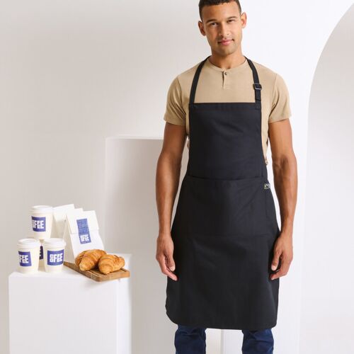 Cotton bib apron, organic and Fairtrade certified Thumbnail