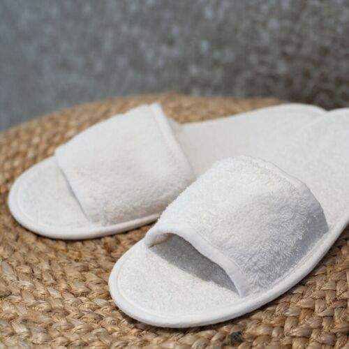 Classic terry slippers (open-toe) Thumbnail